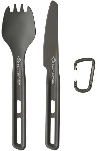 STS Frontier Ultralight Cutlery Set Spork and knife bestikksett 