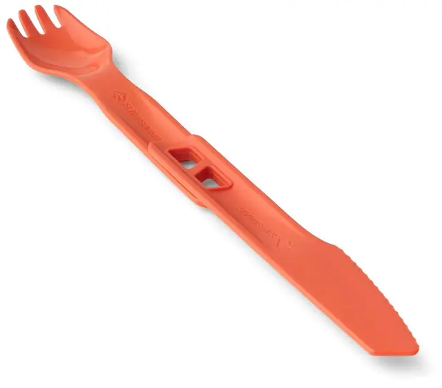 STS Passage Cutlery Set 3pc Orange 3-delt bestikksett kniv, skje og gaffel 