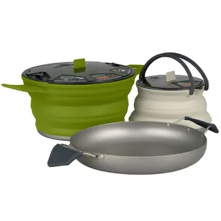 STS X-Set 32 Charcoal 3 delar Stekpanna, kastrull och kaffekanna