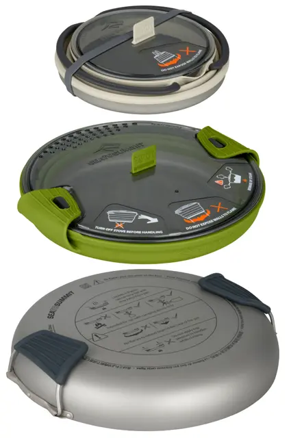 STS X-Set 32 Charcoal 3 delar Stekpanna, kastrull och kaffekanna 