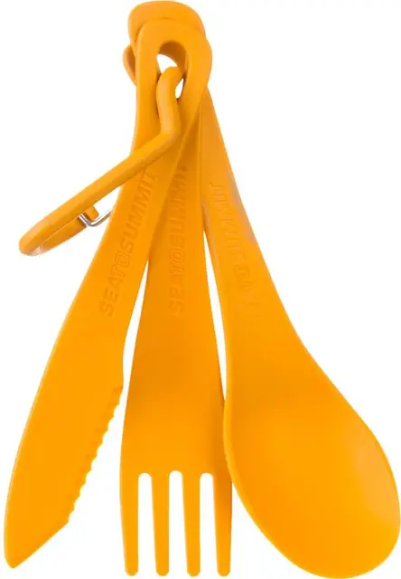 STS Delta Cutlery Set Orange Vandringsbestick 