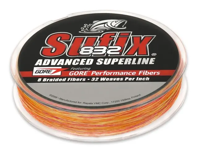 Sufix 832 Gore Braid Fire Camo 0,10 mm 120m 
