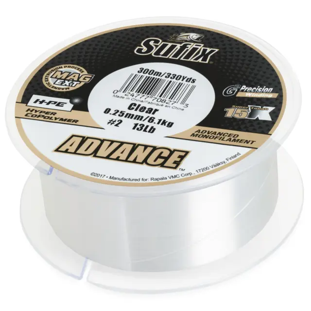 Sufix Advance Clear 300m 0,16 mm Sufix Advance Clear 