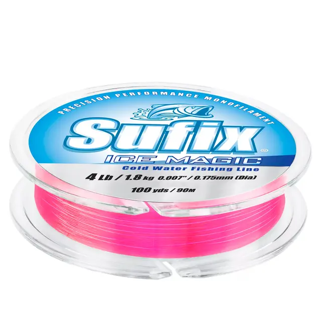 Sufix Ice Magic 50m Hvit/Rosa 0,300mm 