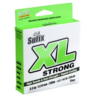 Sufix XL Strong Clear 300m Exeptionellt mjuk och glatt fl&#228;tlina