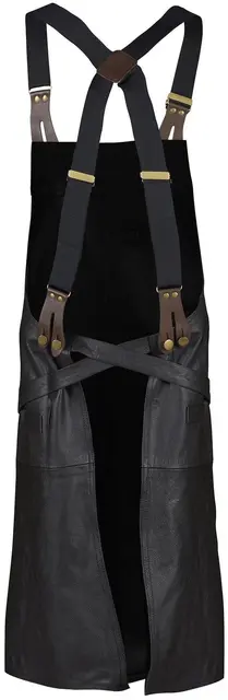 Swedteam Bull Stening Edition Apron Forkle i kraftig skinn, brown 