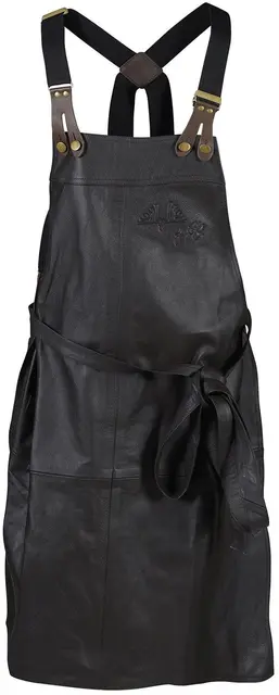 Swedteam Bull Stening Edition Apron Forkle i kraftig skinn, brown 
