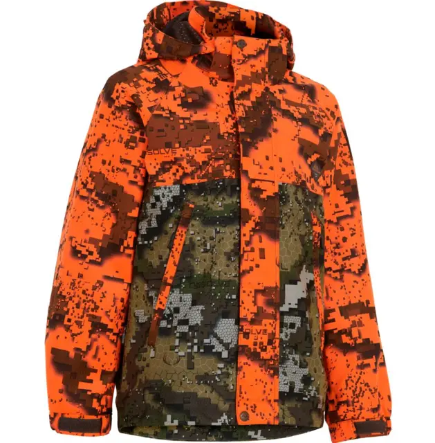 Swedteam Ridge JR Jacket Fire/Veil 120 Barnjacka med unikt kamouflagemönster 