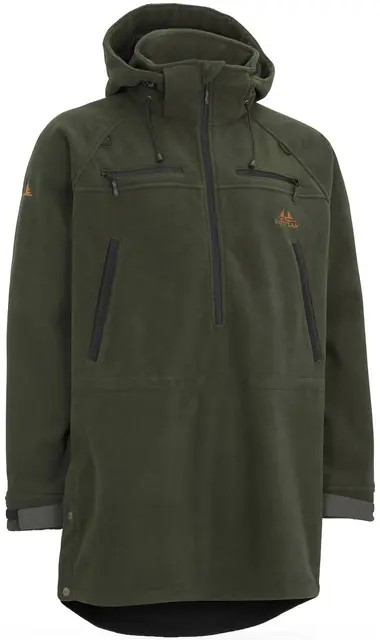 Swedteam Alpha M Anorak HuntingGreen M Anorak i laminerat vindtätt fleecetyg 