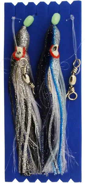 Sölvkroken Kroksett Bläckfisk 8/0 Rig för havsfiske 