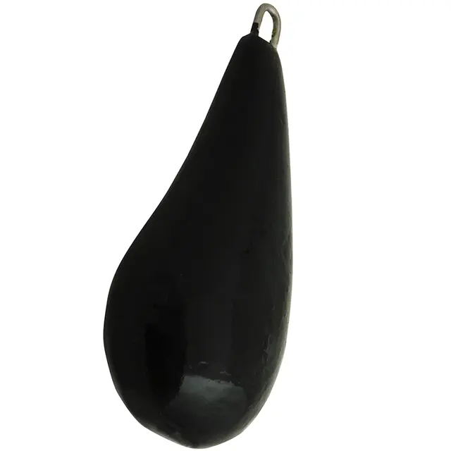 Sølvkroken blysänke 250g - Sort Stora blysänken i olika färger 