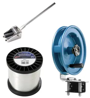 S&#246;lvkroken Ula Juksahjul paket Juksahjul, vabein och havsfiskelina