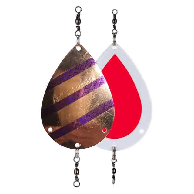 Søvik Dividalsblinken Koppar/Lila/Rosa 70mm 