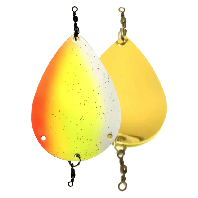 Søvik Dividalsblinken UV Tricolor Guld 100mm 