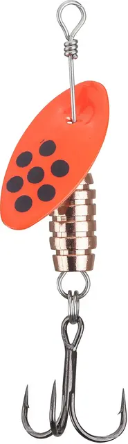 Søvik Loke Orange Svarta prickar 6g Köp 8 skeddrag, få en gratis betesbox 