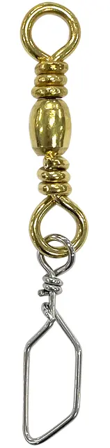 Mustad Barrel Swivel w/snap 1 Kraftigt lekande 