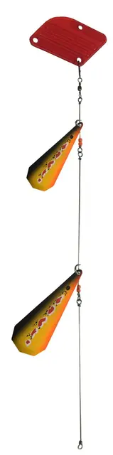 Tasmanian Devil Ford Fender Spotted Dog 40cm långedrag för sakta trolling 