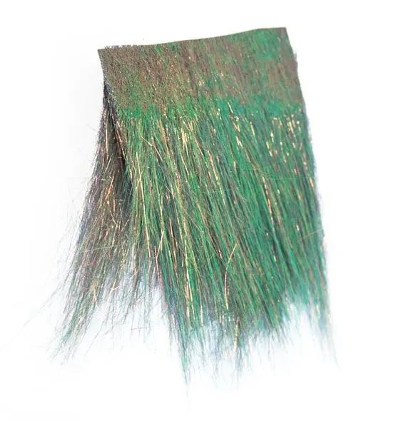 Veniard Fringe Wing Olive Grymt vingmaterial med raka fibrer 