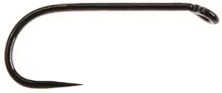 Ahrex FW501&#160;Dry Fly Traditional Barbless - Svart finish - 24 st