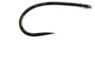 Ahrex FW511&#160;Curved Dry Fly Barbless - Svart finish - 24 st