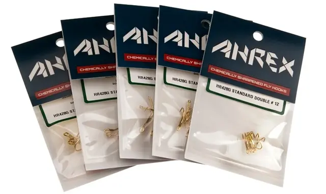 Ahrex HR428G Tying Double #12 Gold finish - 5 st 