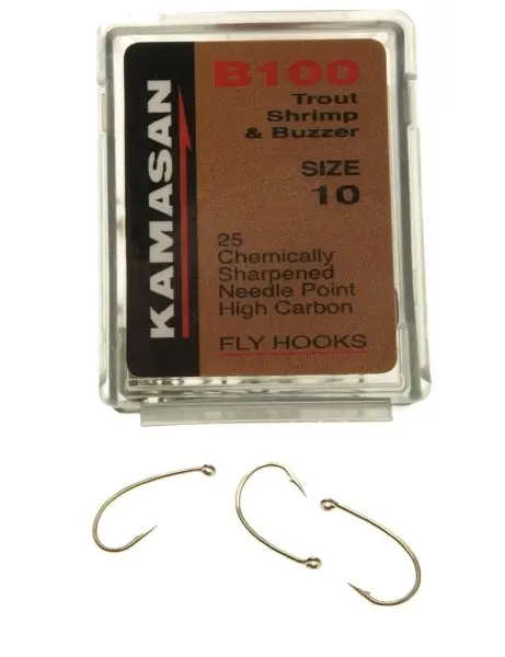 Kamasan B110 #10 Torrflugekrok, kläckare,parachute (25st) 