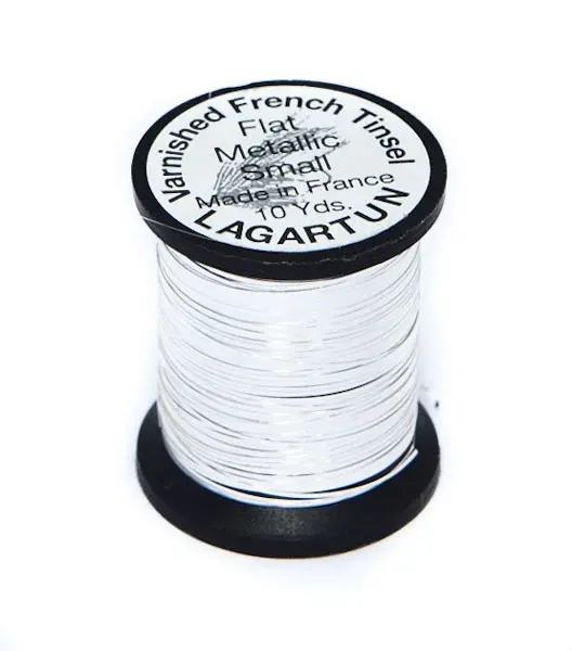 Lagartun Flat Metal Tinsel Silver S 