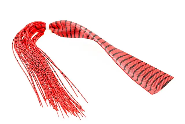 Barred Round Rubberlegs Hot Red 