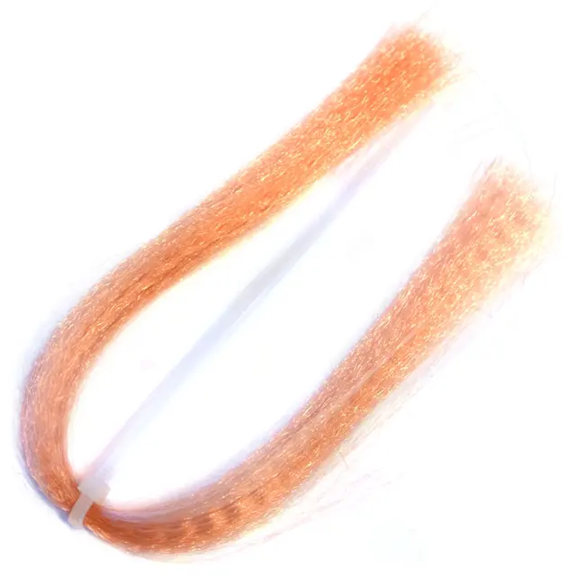 Super Hair - Peach Perfekt för saltvattensflugor 