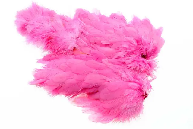 Ewing Pink Body Marabou Patch Kvalitetsfjädrar 