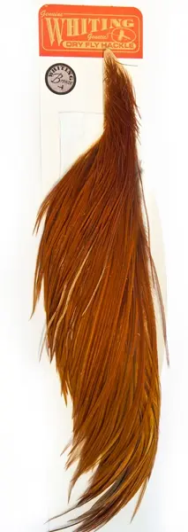 Whiting Dry Fly 1/2 Cape - Brown Pro Grade gradering 
