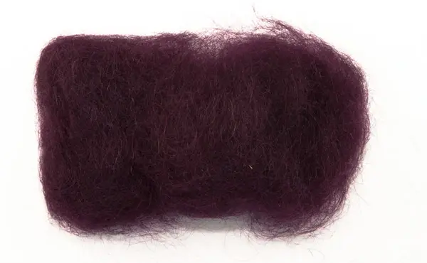 Angora Goat Dubbing - Claret Hareline (alternativ till cellull) 