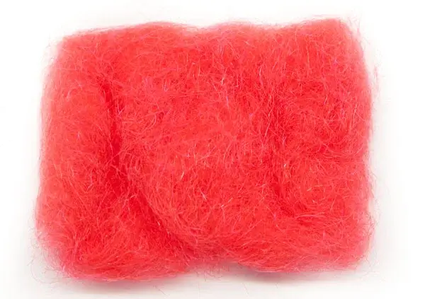 SLF Saltwater Dubbing - Fluo Red Dubbing 