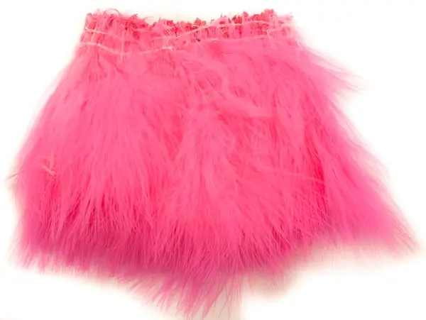 Marabou Blood Quill - Fl. Pink Traditionella Marabou-fjädern 