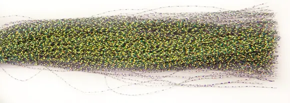 Crystal Mirror Flash - Peacock Black Flash material 