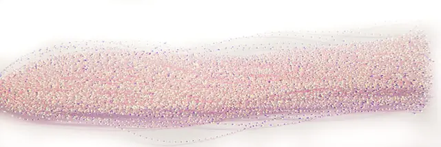 Crystal Mirror Flash - Shrimp Pink Flash material 