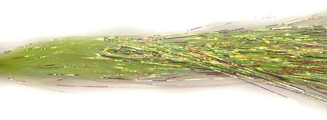 Krinkle Mirror Flash - Chartreuse Utmärkt till streamers! 