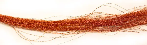 Krystal Flash - Copper/Bronze Syntetiskt material till flugbinding 