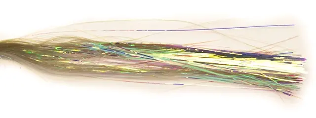 Mirror Flash - Oliven Syntetiskt material till flugbinding 