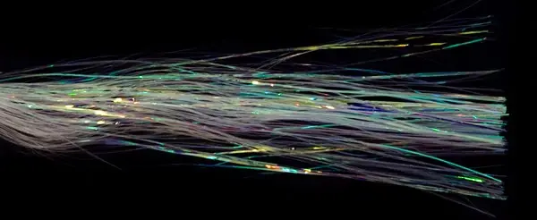 Mirror Flash - Pearl Syntetiskt material till flugbinding 