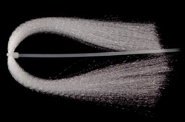 Super Hair - White Perfekt för saltvattensflugor 