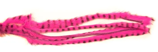 Barred Rabbit Zonker - Fl. Pink The Fly Co 
