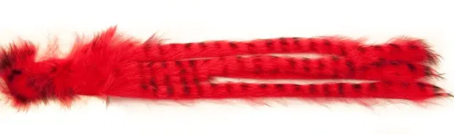 Barred Rabbit Zonker - Fl. Red The Fly Co 