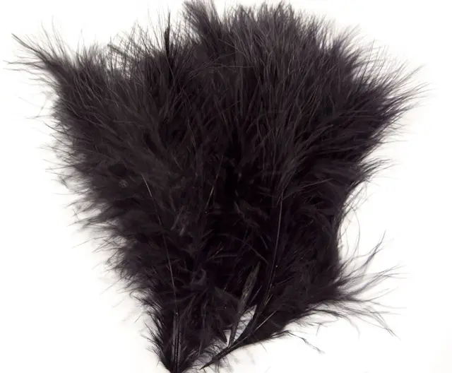Marabou - Black Stora fjädrar 