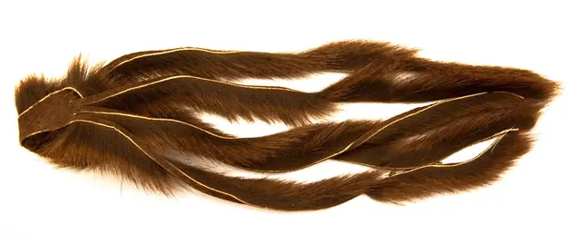 Pine Squirrel Zonker 2mm - Brown The Fly Co 