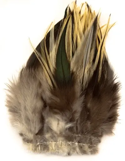 Cockhackles Badger - Naturell Hackelmaterial 