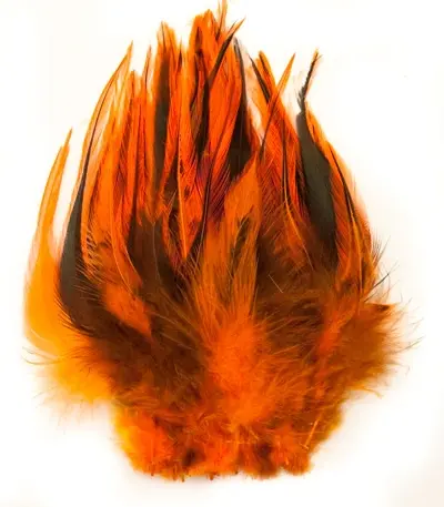 Cockhackles Badger - Orange Hackelmaterial 
