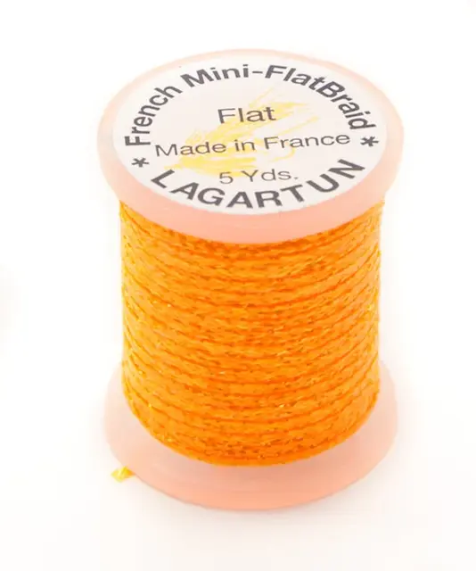 Lagartun Mini-Flatbraid Fluo Orange 