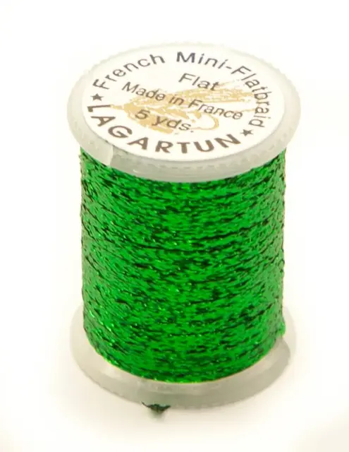 Lagartun Mini-Flatbraid Green 