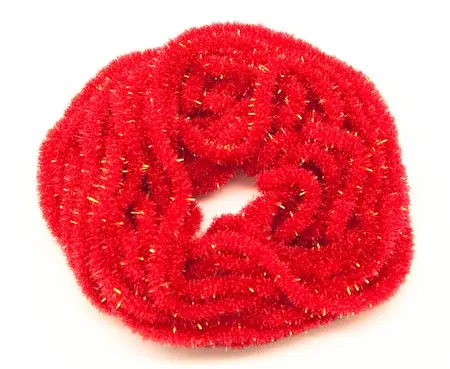 Crystal Antron Chenille str. S - Red 